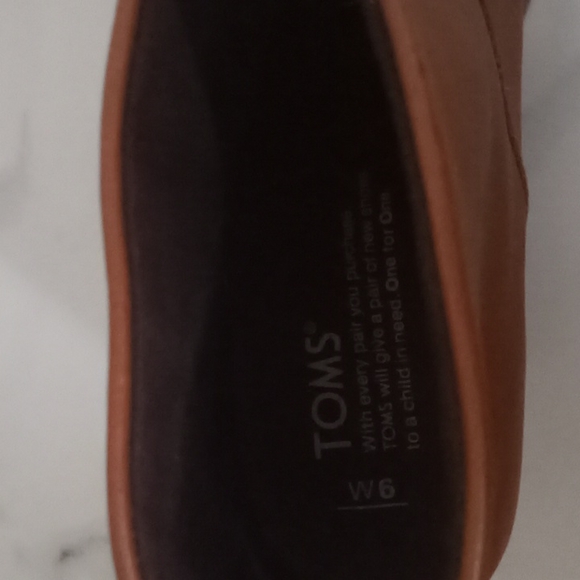 Toms Carpe Diem Leila Brown Leather Boots Sz 6 - Picture 8 of 8